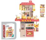   Mama Kiddies 50 részes 78 cm magas Spray Kitchen babakonyha szett narancs színben