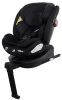 ISOFIX-es 360°-ban forgatható Mama Kiddies Turbo Wings biztonsági autósülés (40 - 150 cm) fekete színben támasztólábbal + ajándék gerinctámasszal és napvédővel