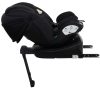 ISOFIX-es 360°-ban forgatható Mama Kiddies Turbo Wings biztonsági autósülés (40 - 150 cm) fekete színben támasztólábbal + ajándék gerinctámasszal és napvédővel