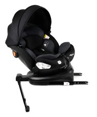   ISOFIX-es 360°-ban forgatható Mama Kiddies® Turbo Wings biztonsági autósülés (40 - 150 cm) sötétszürke színben támasztólábbal + ajándék gerinctámasszal és napvédővel