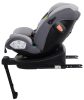 ISOFIX-es 360°-ban forgatható Mama Kiddies Turbo Wings biztonsági autósülés (40 - 150 cm) szürke színben támasztólábbal + ajándék gerinctámasszal és napvédővel