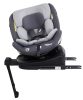 ISOFIX-es 360°-ban forgatható Mama Kiddies Turbo Wings biztonsági autósülés (40 - 150 cm) szürke színben támasztólábbal + ajándék gerinctámasszal és napvédővel