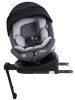 ISOFIX-es 360°-ban forgatható Mama Kiddies Turbo Wings biztonsági autósülés (40 - 150 cm) szürke színben támasztólábbal + ajándék gerinctámasszal és napvédővel