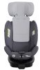 ISOFIX-es 360°-ban forgatható Mama Kiddies Turbo Wings biztonsági autósülés (40 - 150 cm) szürke színben támasztólábbal + ajándék gerinctámasszal és napvédővel