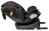 ISOFIX-es 360°-ban forgatható Mama Kiddies Turbo Wings biztonsági autósülés (40 - 150 cm) fekete színben + ajándék gerinctámasszal és napvédővel