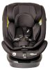 ISOFIX-es 360°-ban forgatható Mama Kiddies Turbo Wings biztonsági autósülés (40 - 150 cm) fekete színben + ajándék gerinctámasszal és napvédővel