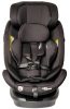 ISOFIX-es 360°-ban forgatható Mama Kiddies Turbo Wings biztonsági autósülés (40 - 150 cm) fekete színben + ajándék gerinctámasszal és napvédővel