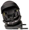ISOFIX-es 360°-ban forgatható Mama Kiddies Turbo Wings biztonsági autósülés (40 - 150 cm) fekete színben + ajándék gerinctámasszal és napvédővel