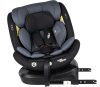 ISOFIX-es 360°-ban forgatható Mama Kiddies Turbo Wings biztonsági autósülés (40 - 150 cm) sötétszürke színben + ajándék gerinctámasszal és napvédővel ISOFIX-es 360°-ban forgatható Mama Kiddies Turbo Wings biztonsági autósülés (40 - 150 cm) sötétszürke színben + ajándék gerinctámasszal és napvédővel