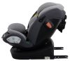 ISOFIX-es 360°-ban forgatható Mama Kiddies Turbo Wings biztonsági autósülés (40 - 150 cm) szürke színben + ajándék gerinctámasszal és napvédővel