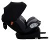 ISOFIX-es 360°-ban forgatható Mama Kiddies Turbo Wings biztonsági autósülés (40 - 150 cm) szürke színben + ajándék gerinctámasszal és napvédővel