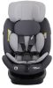 ISOFIX-es 360°-ban forgatható Mama Kiddies Turbo Wings biztonsági autósülés (40 - 150 cm) szürke színben + ajándék gerinctámasszal és napvédővel