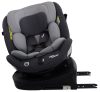 ISOFIX-es 360°-ban forgatható Mama Kiddies Turbo Wings biztonsági autósülés (40 - 150 cm) szürke színben + ajándék gerinctámasszal és napvédővel