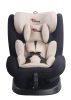 KIÁRUSÍTÁS - ISOFIX-es 360°-ban forgatható Mama Kiddies Angel Rotary biztonsági autósülés (0-36 kg) bézs színben