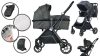 Mama Kiddies Lion Royal Edition 3az1-ben multifunkciós babakocsi kiegészítőkkel szürke színben + Ajándék Mama Kiddies Lion Royal Edition 3az1-ben multifunkciós babakocsi kiegészítőkkel szürke színben + Ajándék