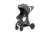 Mama Kiddies 4az1-ben Charlie PRO babakocsi kiegészítőkkel szürke színben ISOFIX talppal + ajándék