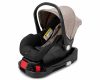 Mama Kiddies® Evening Star 4az1-ben Black Edition multifunkciós babakocsi kiegészítőkkel bézs-barna színben ISOFIX talppal + Ajándék