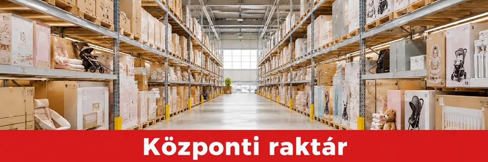 Központi raktár belül - Babakocsigyár.hu