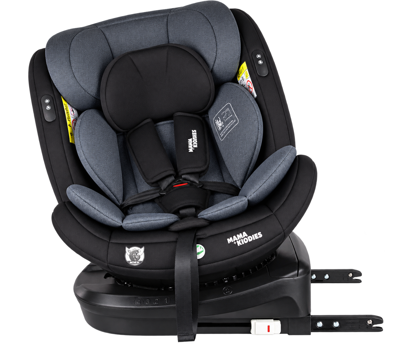 ISOFIX-es 360°-ban forgatható Mama Kiddies Turbo Wings biztonsági autósülés (40 - 150 cm)