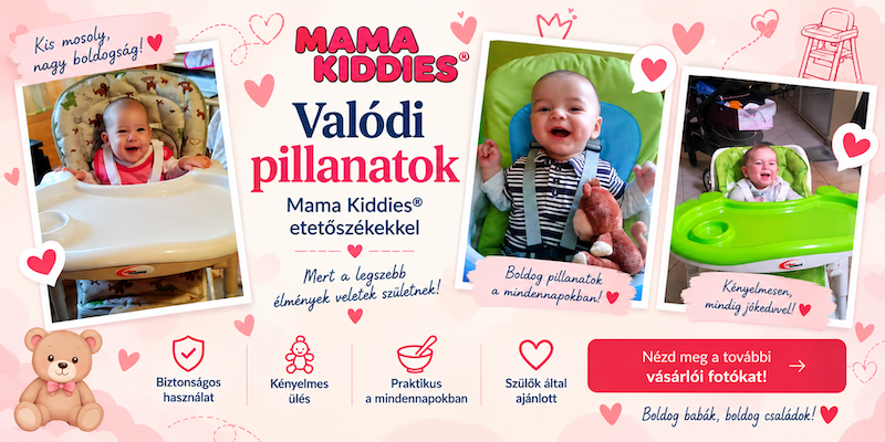 Mama Kiddies® etetőszék – vásárlói vélemények