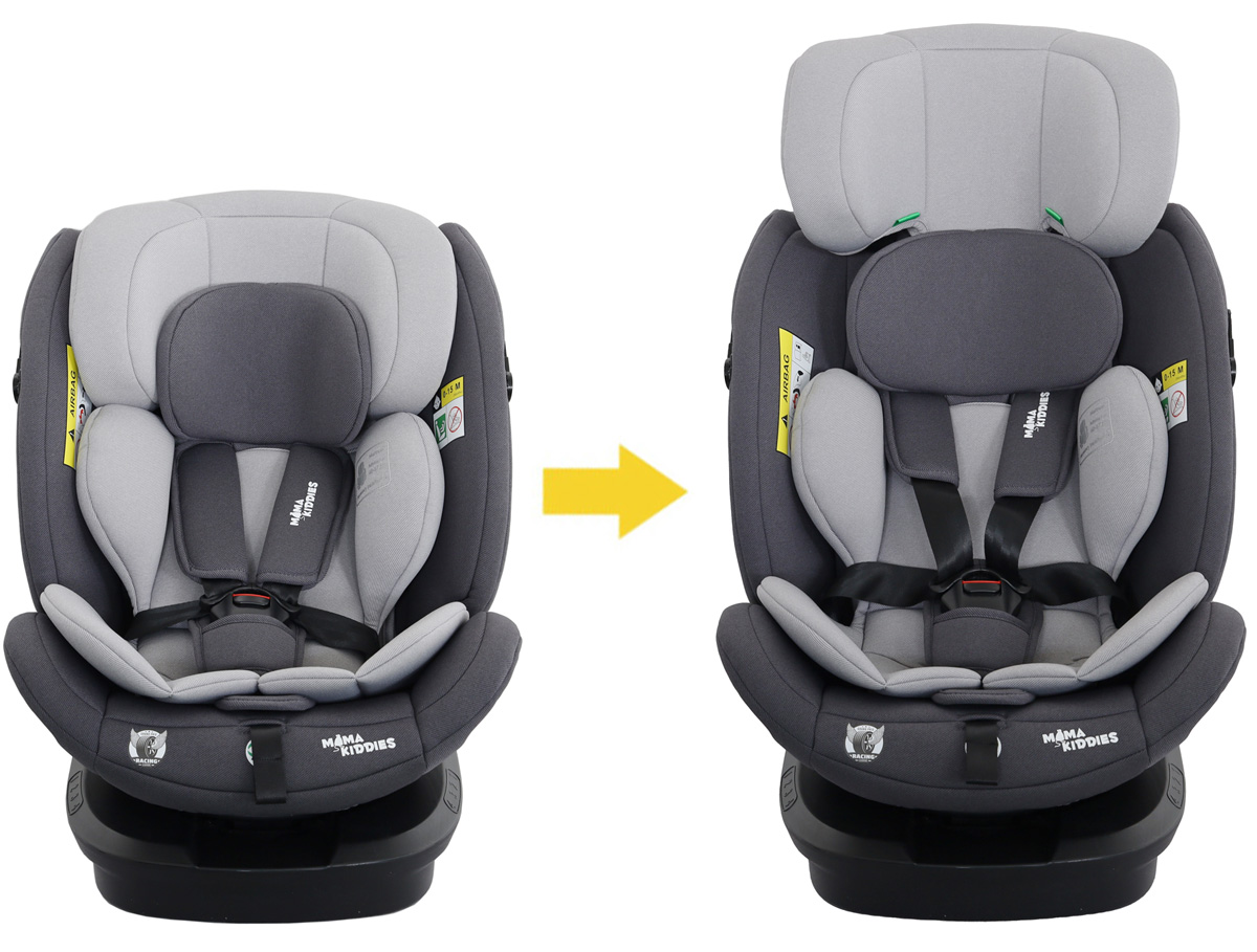 Biztonsági ISOFIX-es 360°-ban forgatható autósülés a Mama Kiddies