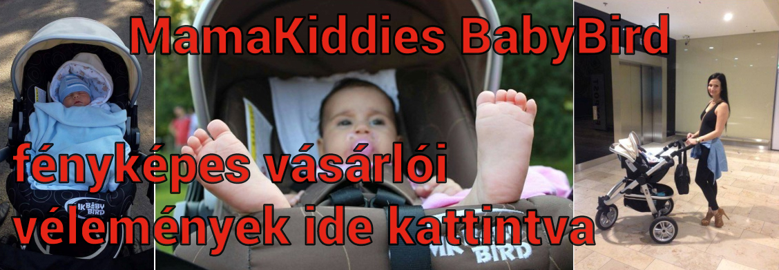 MamaKiddies BabyBird 3az1-ben babakocsi fényképes olvasói vélemények