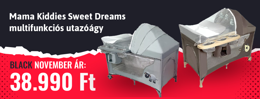 Mama Kiddies Sweet Dreams multifunkciós utazóágy Mama Kiddies Sweet Dreams multifunkciós utazóágy