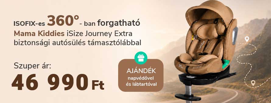 ISOFIX-es 360°- ban forgatható Mama Kiddies biztonsági autósülés ISOFIX-es 360°- ban forgatható Mama Kiddies biztonsági autósülés